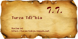 Turza Tóbia névjegykártya